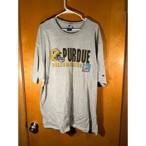Vintage Purdue University Boilermakers Football‎ Champion Shirt XXL Alamo Bowl